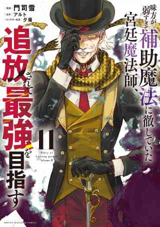 味方が弱すぎて補助魔法に徹していた宮廷魔法師、追放されて最強を目指すの書影